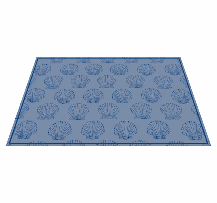 Tischsets originell muschelmuster eleganz - TenStickers