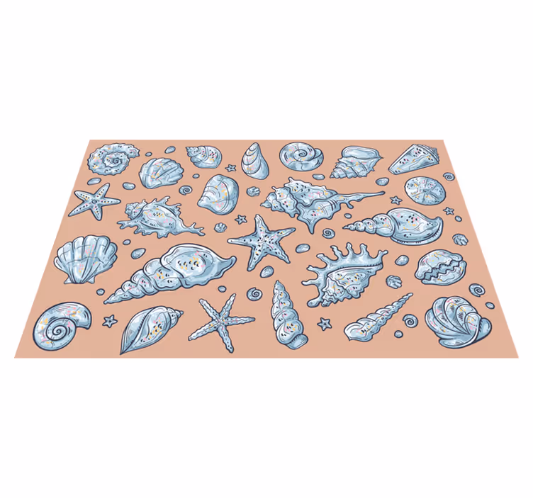 Tischsets originell muschelmuster präsentation - TenStickers