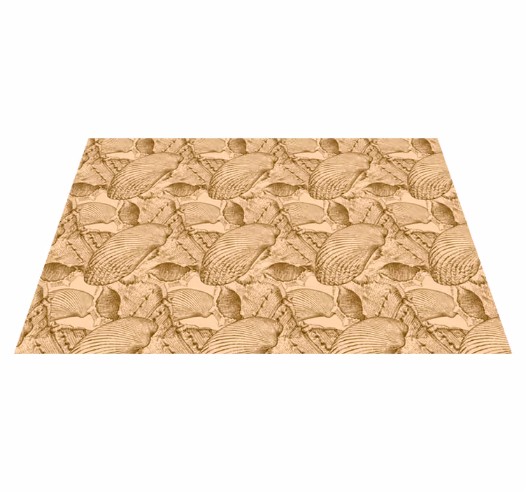 Tischset textur muscheloberfläche - TenStickers
