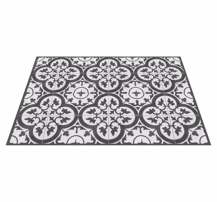 Tischset textur mit filigranem muster - TenStickers