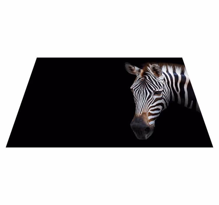 Tischset Zebra Realistisches Bild - TenStickers
