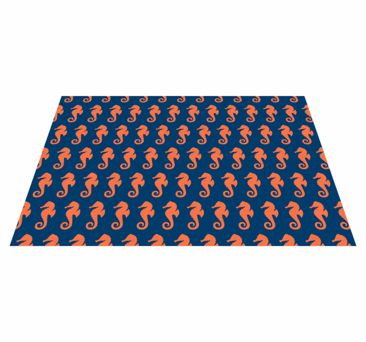 Tischsets originell mit seepferdchen-muster - TenStickers
