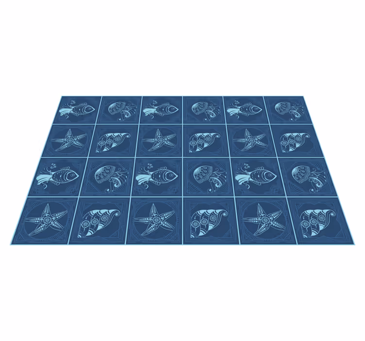 Tischsets originell maritimes muster - TenStickers