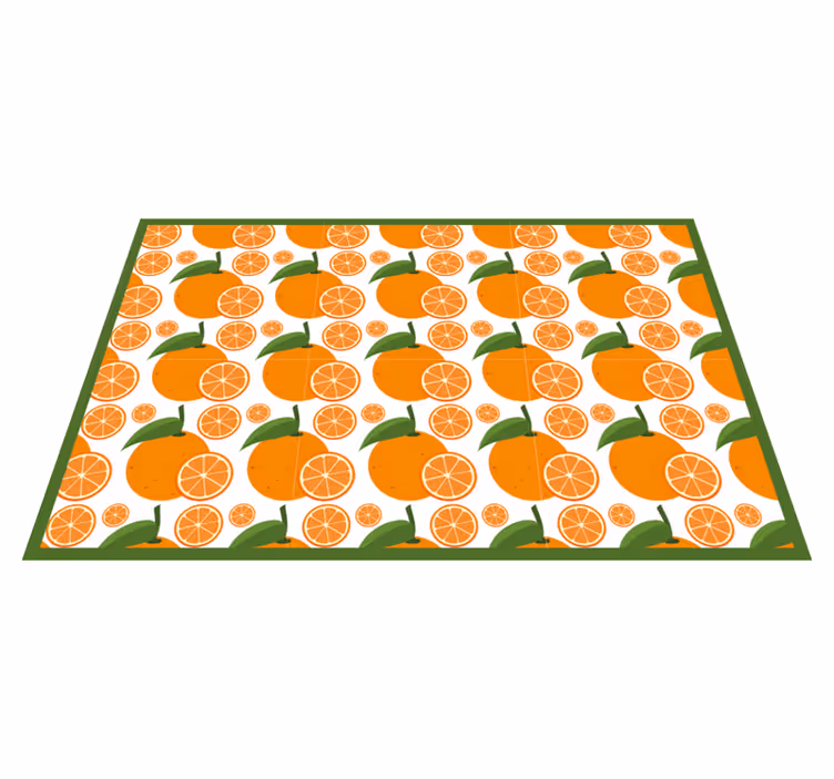 Tischsets originell zitruskeil arrangement - TenStickers
