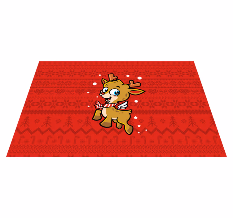 Tischset Weihnachten Kleines rentier - TenStickers