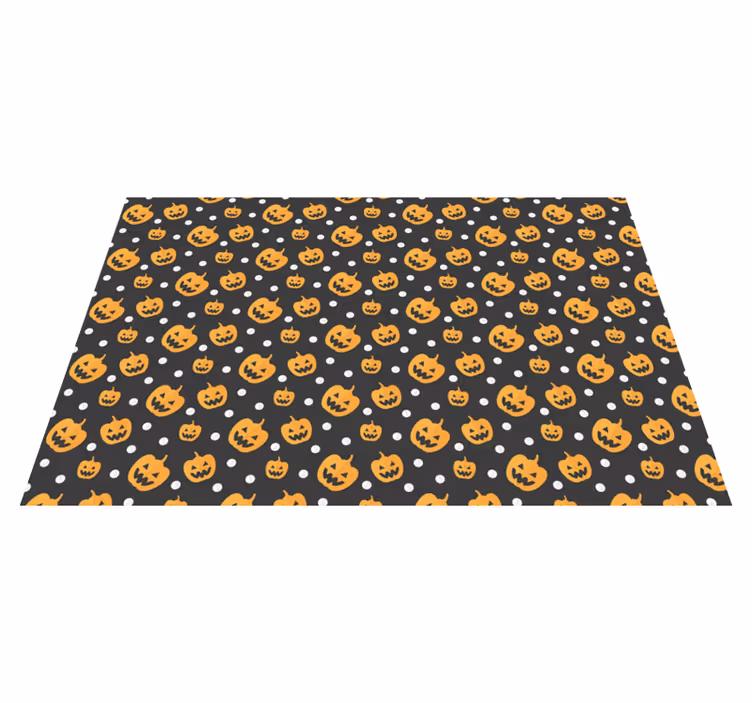 Tischset halloween mit kürbis-muster - TenStickers