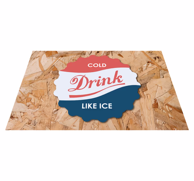 Tischsets originell Retro getränk soda Tischset - TenStickers