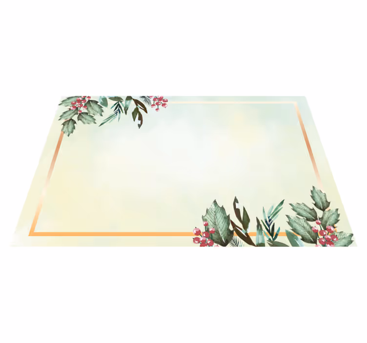 Tischset modern florales minimalistisches tischdesign - TenStickers