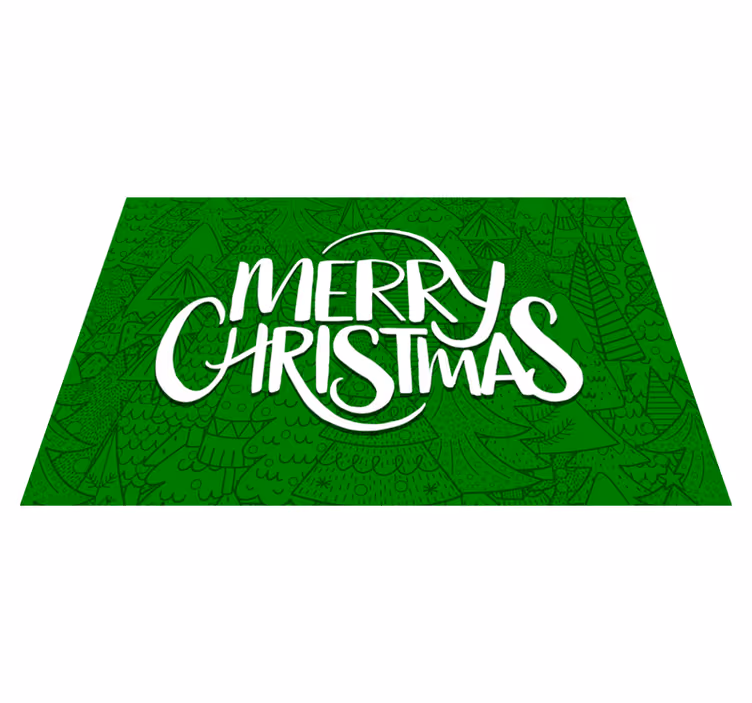 Tischset weihnachten frohe festtagsgrüße - TenStickers