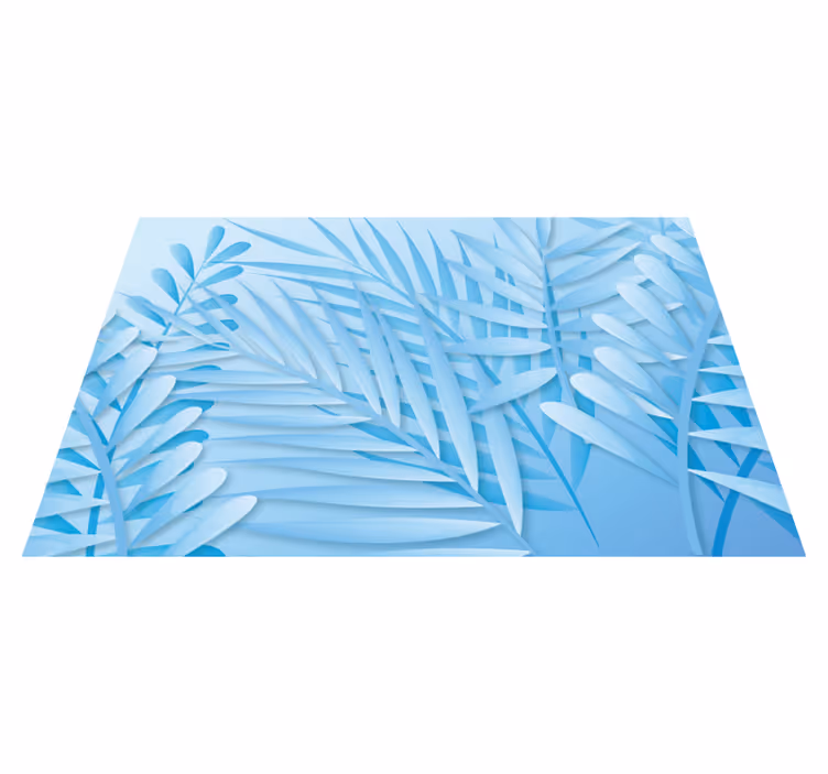 Tischset textur mit blattpalmenmuster - TenStickers