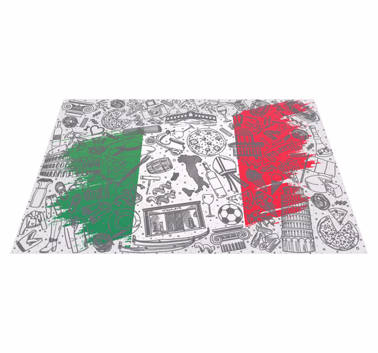 Tischset Restaurant Italien Hintergrund - TenStickers