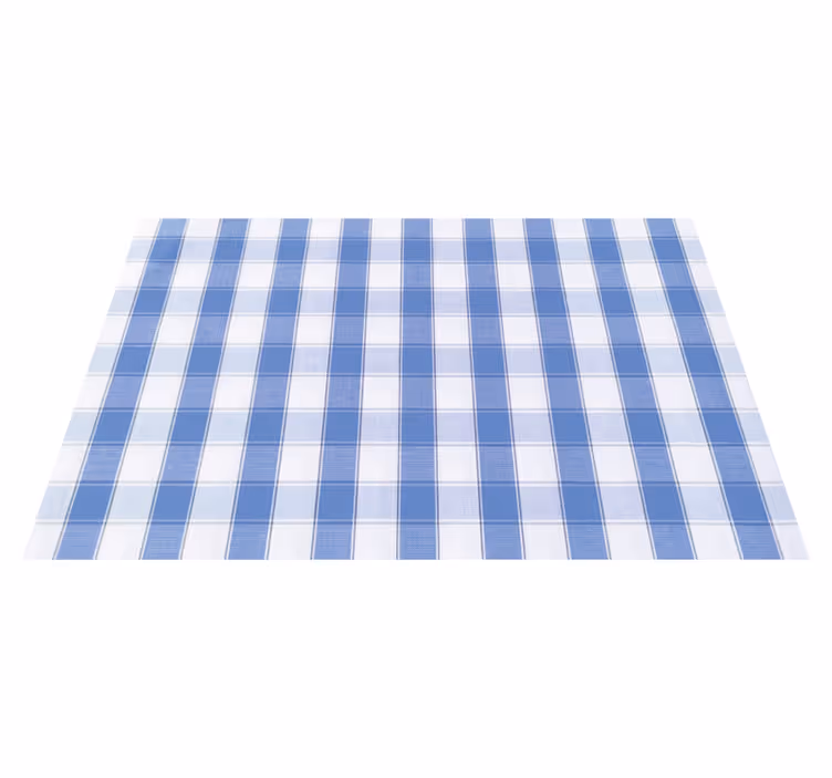 Tischset elegant Hellblau weißes quadrat - TenStickers