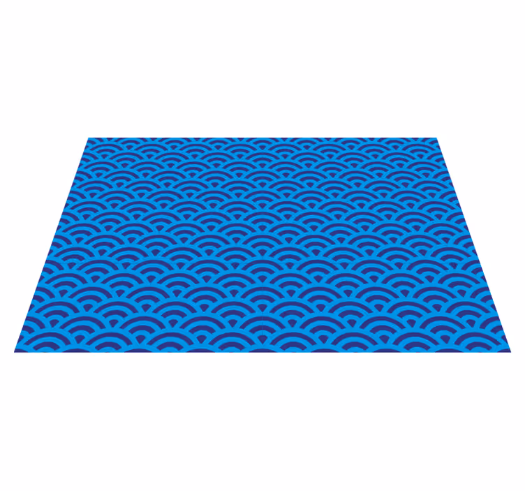 Tischset textur mit geschwungenem wellenmuster - TenStickers