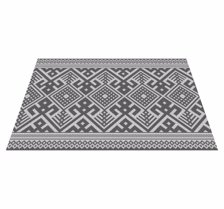 Tischset elegant Graues strickmuster - TenStickers