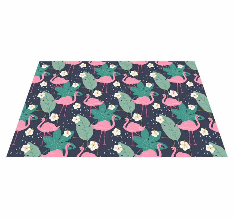 Tischsets originell mit flamingo-blattmuster - TenStickers