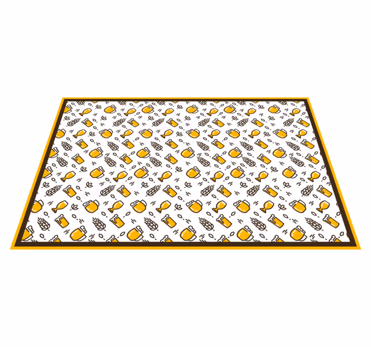Tischsets originell mit craft beer ikonen - TenStickers