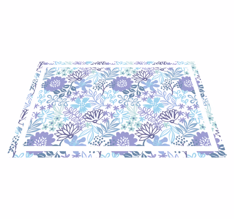 Tischsets originell mit floraler struktur - TenStickers