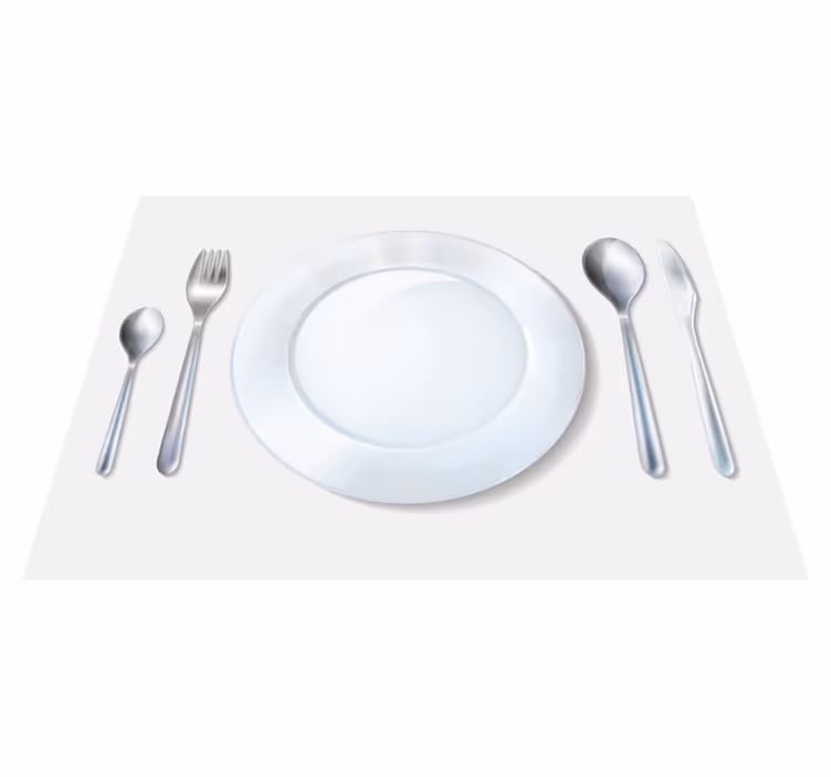 Tischset modern für elegantes tischgedeck - TenStickers