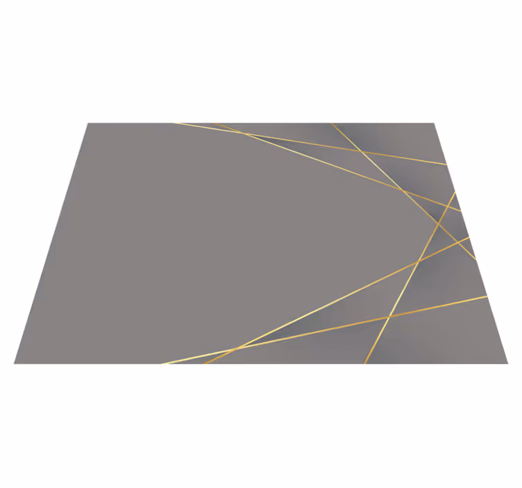 Tischset elegant Geometrische formen des grautons - TenStickers