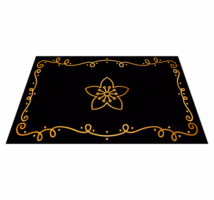 Tischsets originell mit grazilem botanischen element - TenStickers