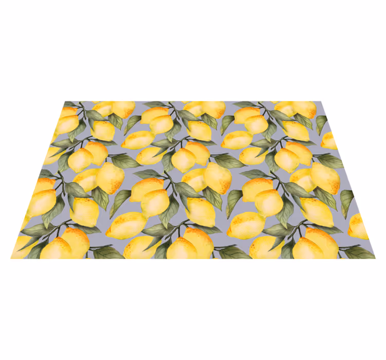 Tischsets originell mit zitronenmotiv - TenStickers