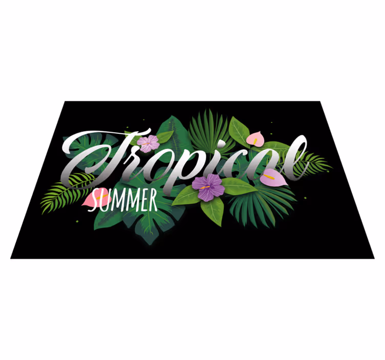 Tischsets originell tropisches sommerfeeling - TenStickers
