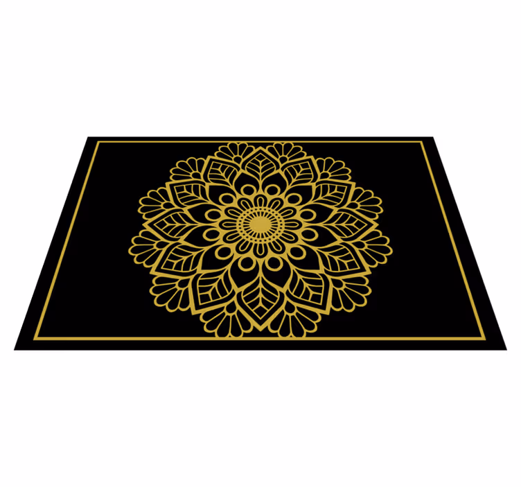 Tischset elegant mit anmutigem botanischen design - TenStickers