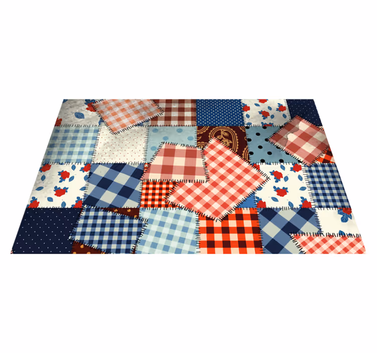 Tischsets originell Patchwork verschiedene Muster - TenStickers