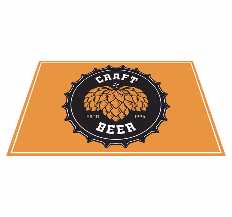 Tischsets originell mit craft beer logo - TenStickers