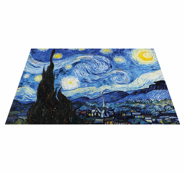 Tischsets originell Van goghs sternenklare nacht - TenStickers