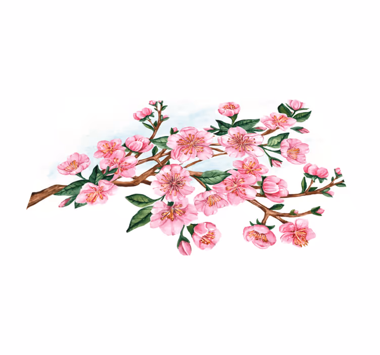 Tischsets originell elegante blumenschale - TenStickers