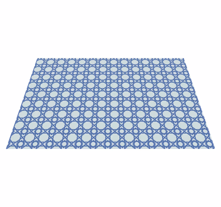Tischset textur elegantes blaues muster - TenStickers