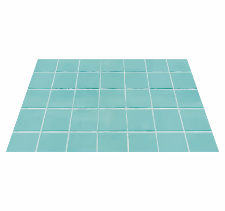 Tischset Textur Blaugrüne schatten mosaikfliese - TenStickers