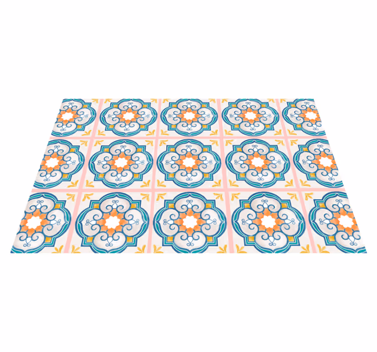 Tischsets originell mit lebhaftem botanischen motiv - TenStickers