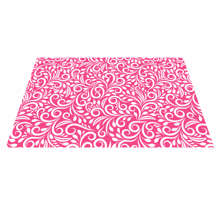 Tischset textur mit floralem wirbelmuster - TenStickers