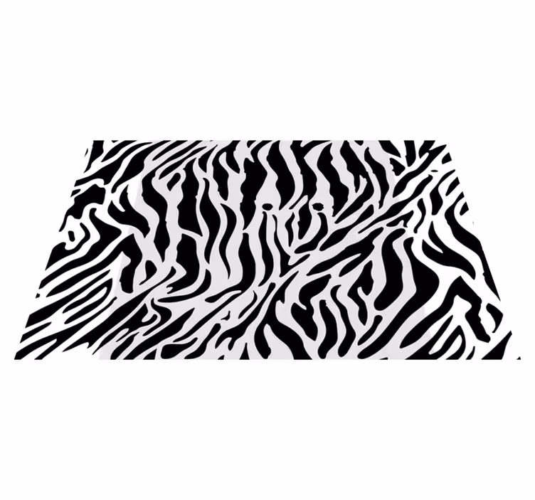 Tischset textur mit zebra-print-oberfläche - TenStickers