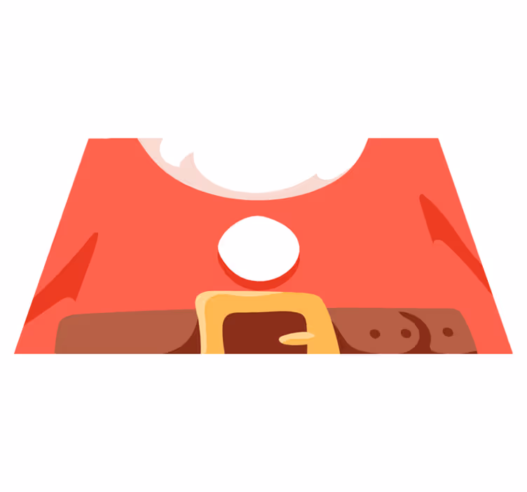 Tischset weihnachten und santa claus t-shirt - TenStickers