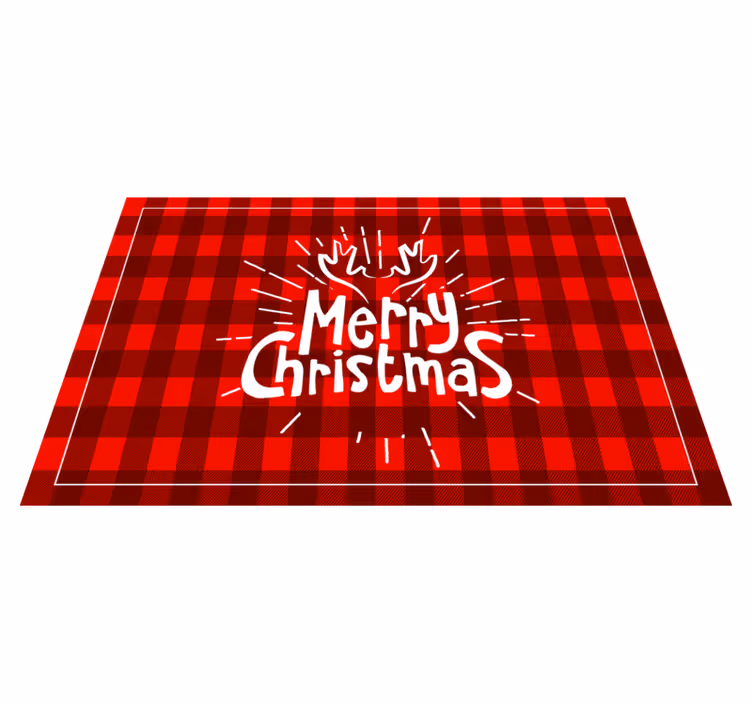 Tischset weihnachten im fröhlichen weihnachtsdesign - TenStickers