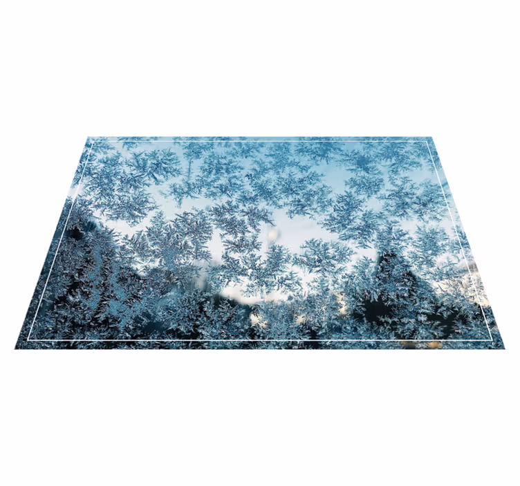 Tischset textur frosted ice muster - TenStickers