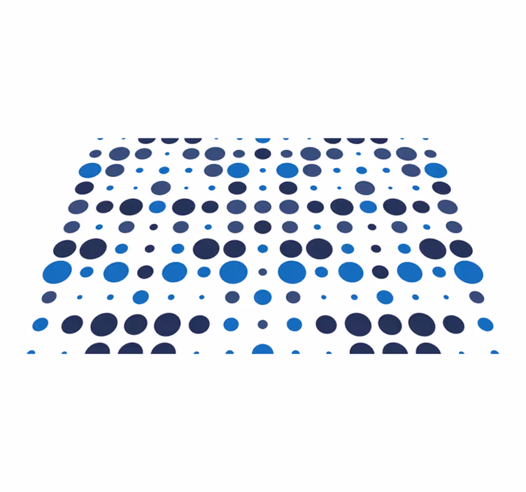 Tischset textur mit kreisförmigem muster - TenStickers