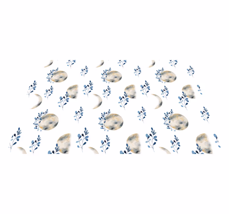 Tischsets originell mit himmlischen mondmustern - TenStickers