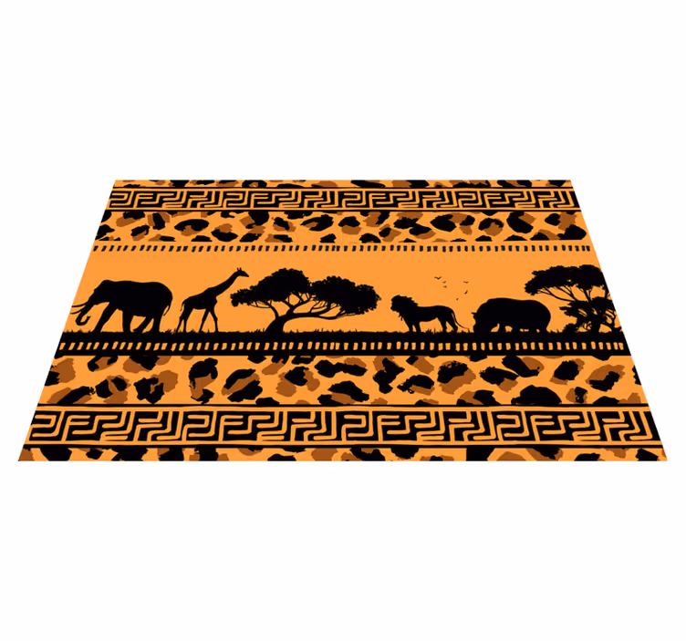 Tischsets originell im tier-silhouetten-design - TenStickers