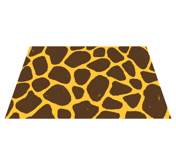 Tischsets originell giraffenmuster - TenStickers