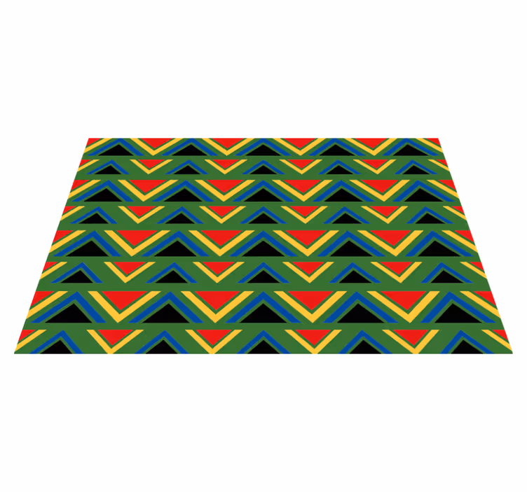 Tischsets originell im lebhaften geometrischen stil - TenStickers
