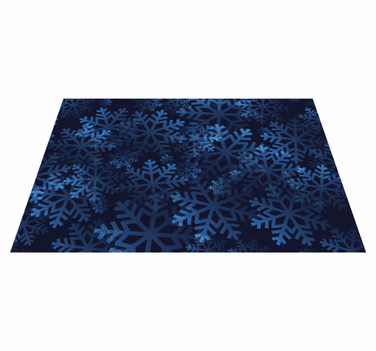 Tischset Weihnachten Abstrakte schneeflocken - TenStickers
