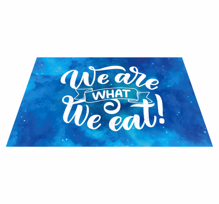 Tischset text mit inspirierender zitatkunst - TenStickers