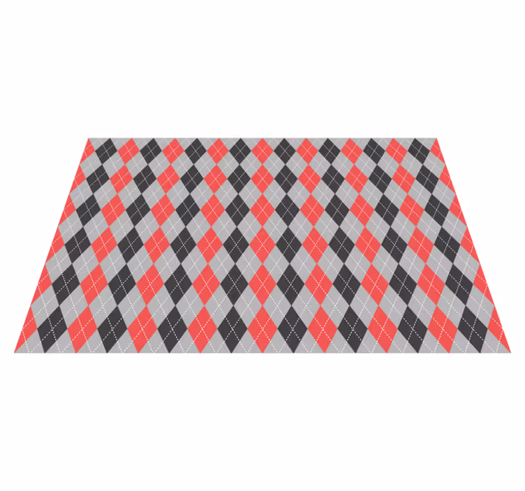 Tischset textur mit geometrischem rautenmuster - TenStickers