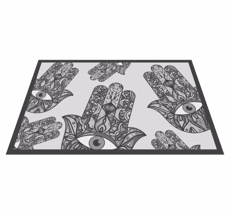 Tischsets originell mit filigranen handmustern - TenStickers