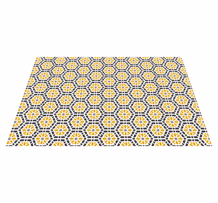 Tischset textur im geometrischen design - TenStickers