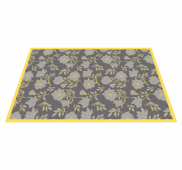 Tischsets originell mit floralem druckoverlay - TenStickers